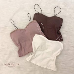 棉質細肩帶Bra Top