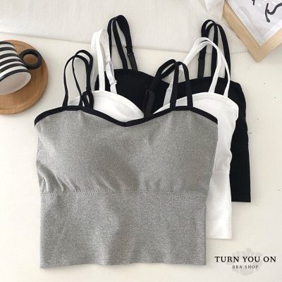 雙肩帶附胸墊Bra Top